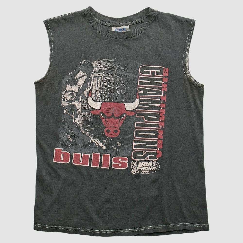 Chicago Bulls CSA 1998 Tank Charcoal Vintage - Vintage