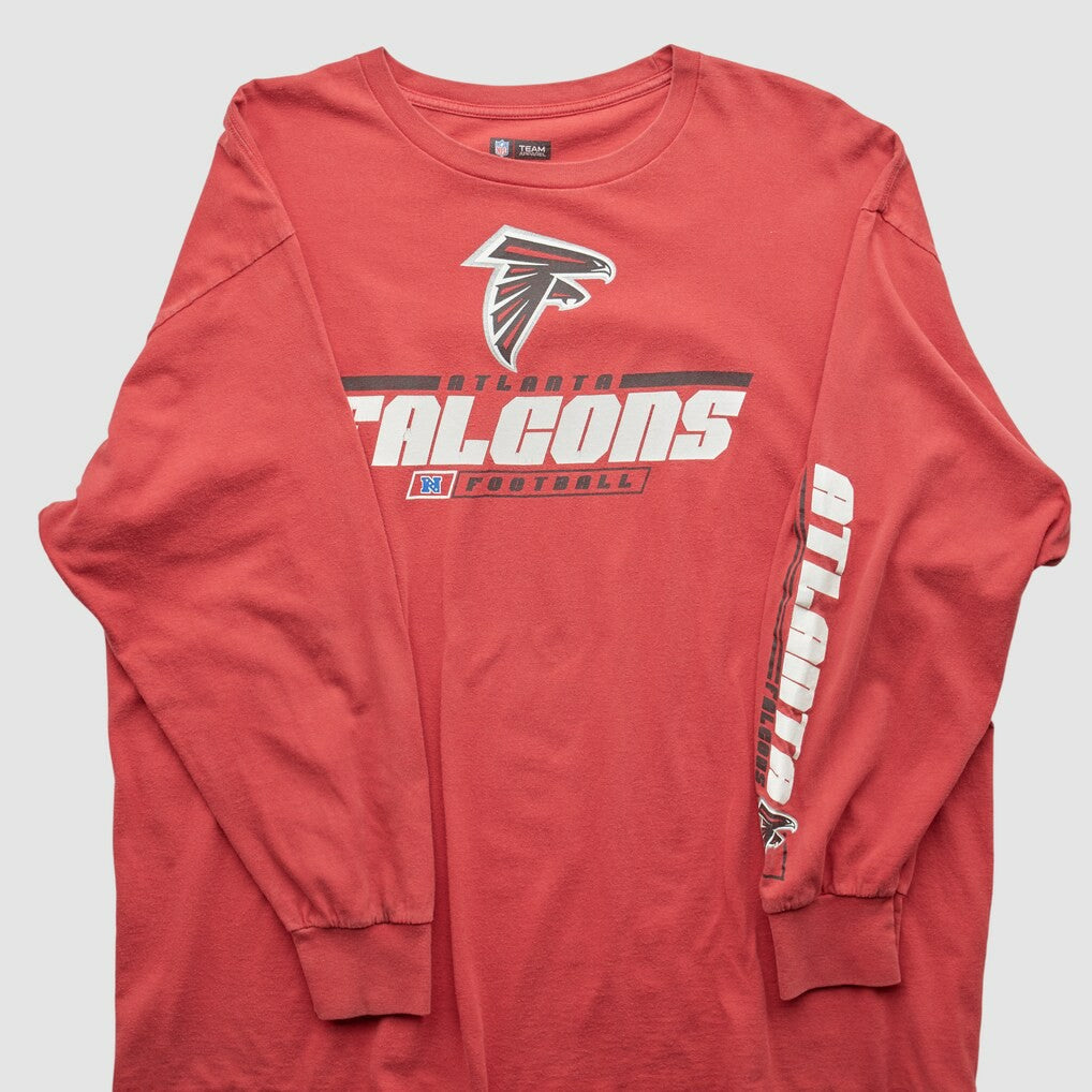 Atlanta Falcons NFL 2010s Long Sleeve T-shirt - Red T-shirts