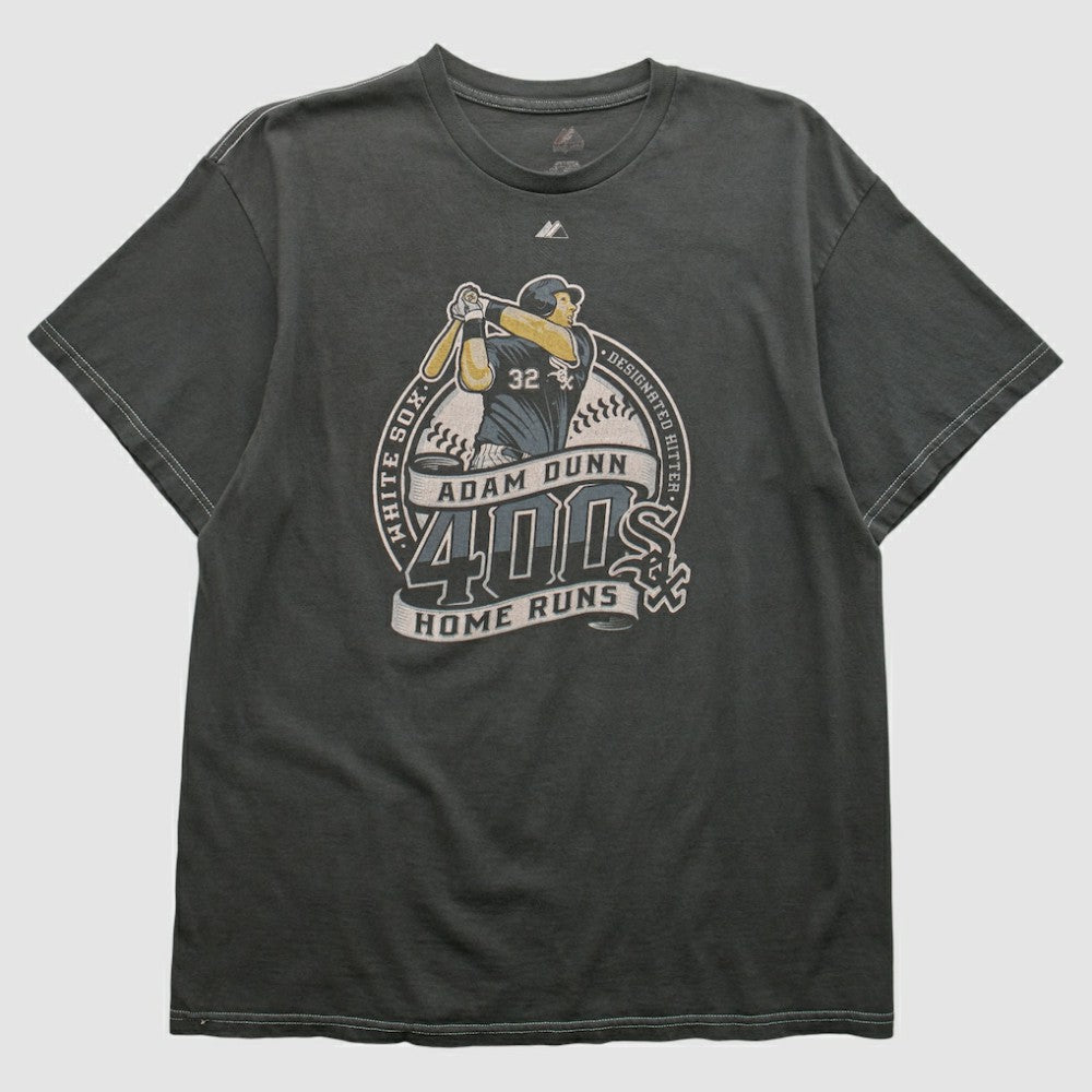 Chicago White Sox Majestic 2000s T-shirt - Charcoal - Vintage T-shirts
