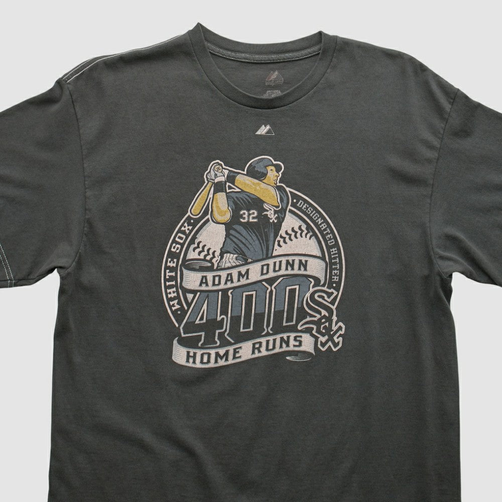Chicago White Sox Majestic 2000s T-shirt - Charcoal - Vintage T-shirts