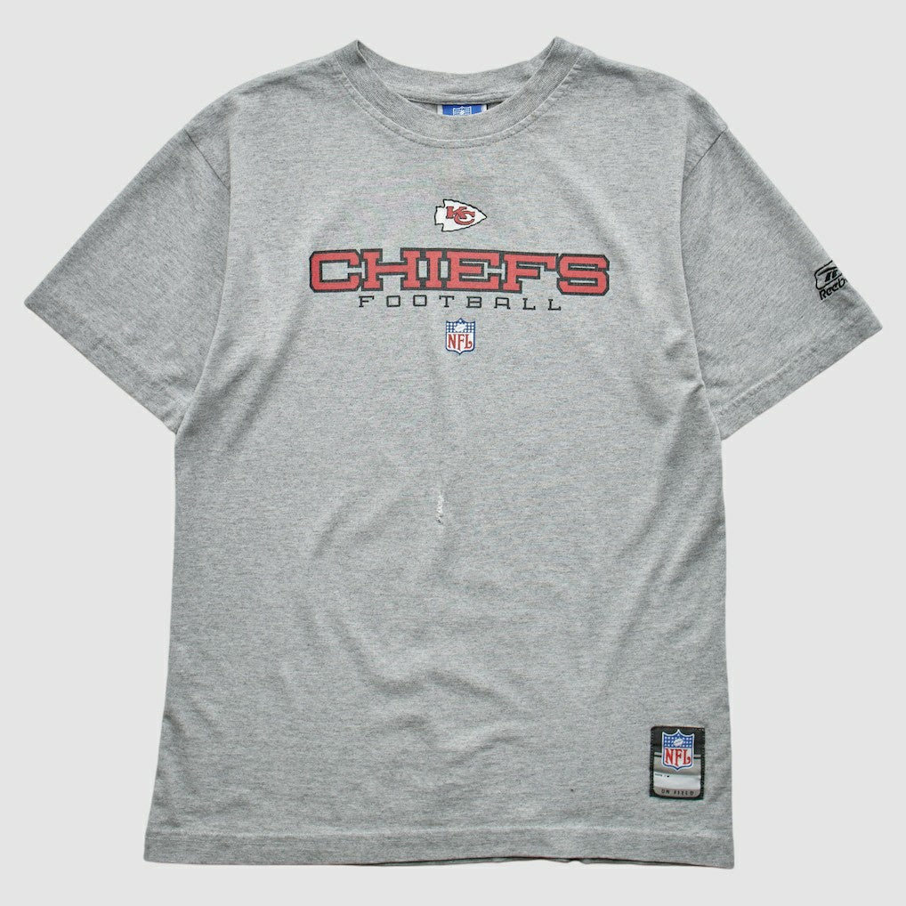 Kansas City Chiefs Reebok 2000s T-shirt - Heather Gray T-shirts