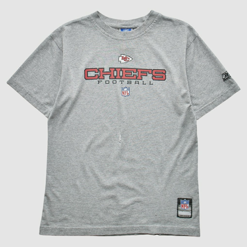 Kansas City Chiefs Reebok 2000s T-shirt - Heather Gray T-shirts