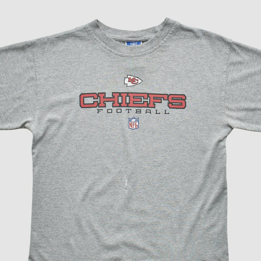 Kansas City Chiefs Reebok 2000s T-shirt - Heather Gray T-shirts