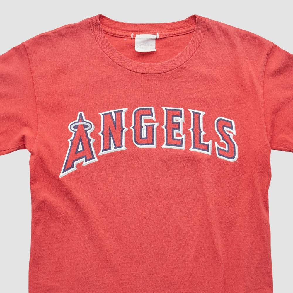 Los Angeles Angels Majestic 2000s T-shirt - Red - XXVintage T-shirts