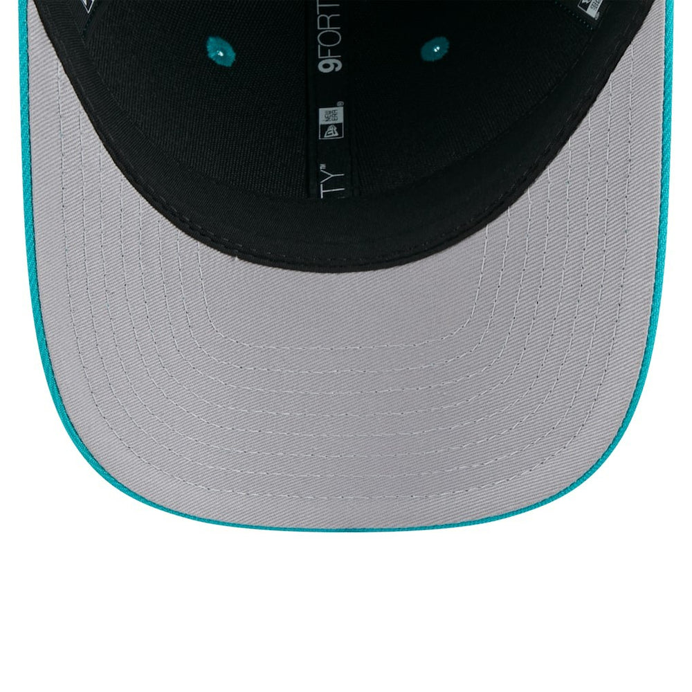 Miami Dolphins New Era Spain Side Patch 9FORTY M-Crown Adjustable Hat - Aqua Hats