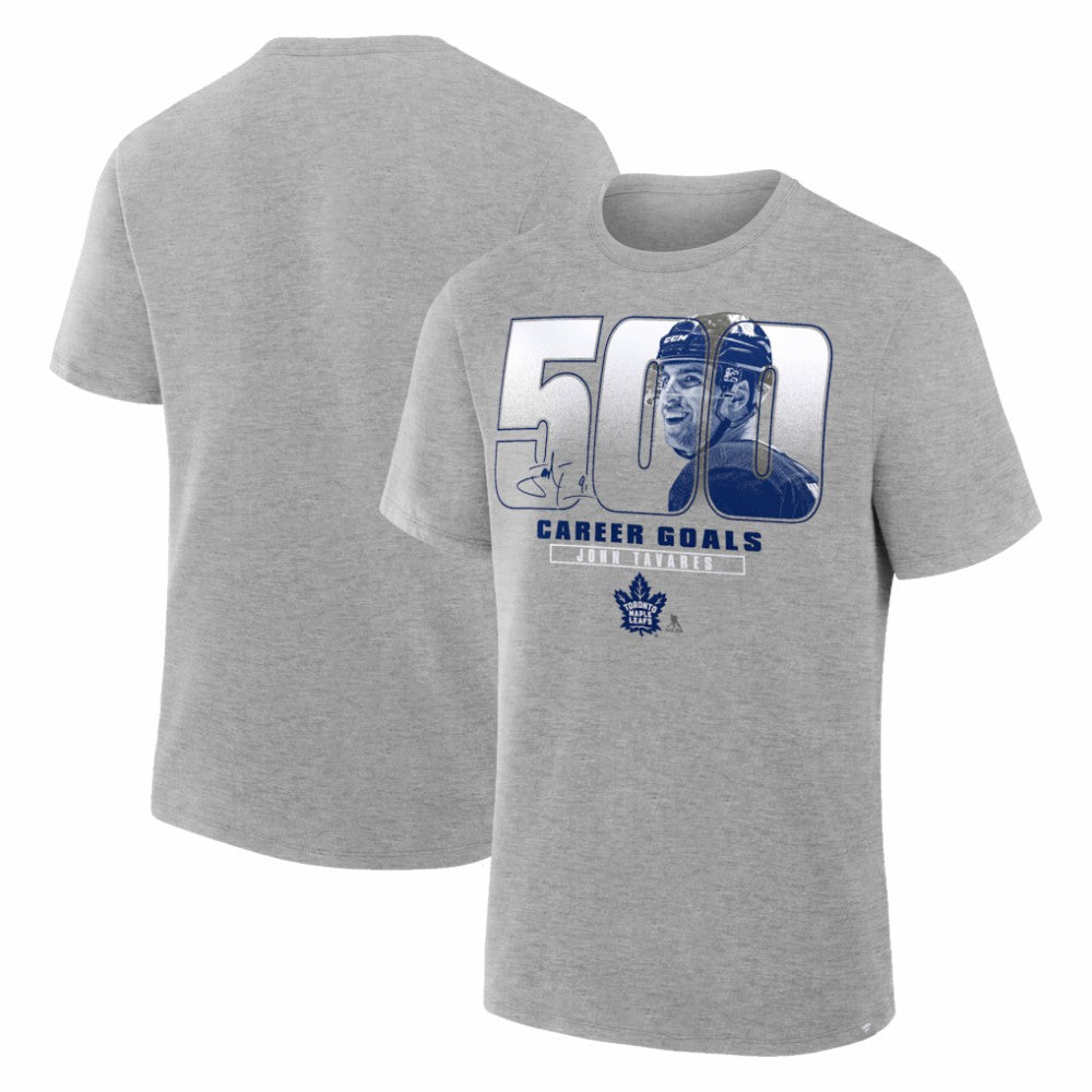 John Tavares Toronto Maple Leafs Legacy Milestone T-Shirt - Gray | US 203608173
