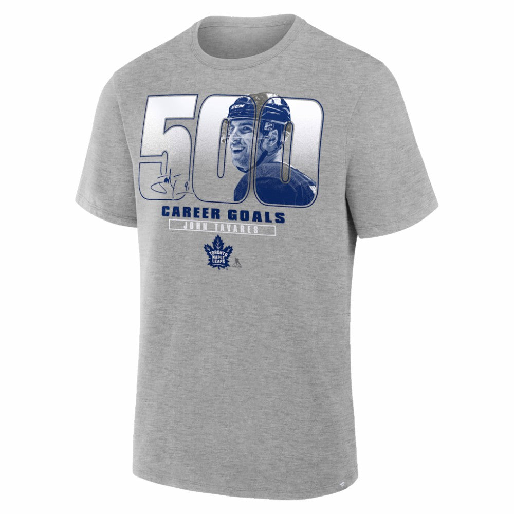 John Tavares Toronto Maple Leafs Legacy Milestone T-Shirt - Gray | US 203608173