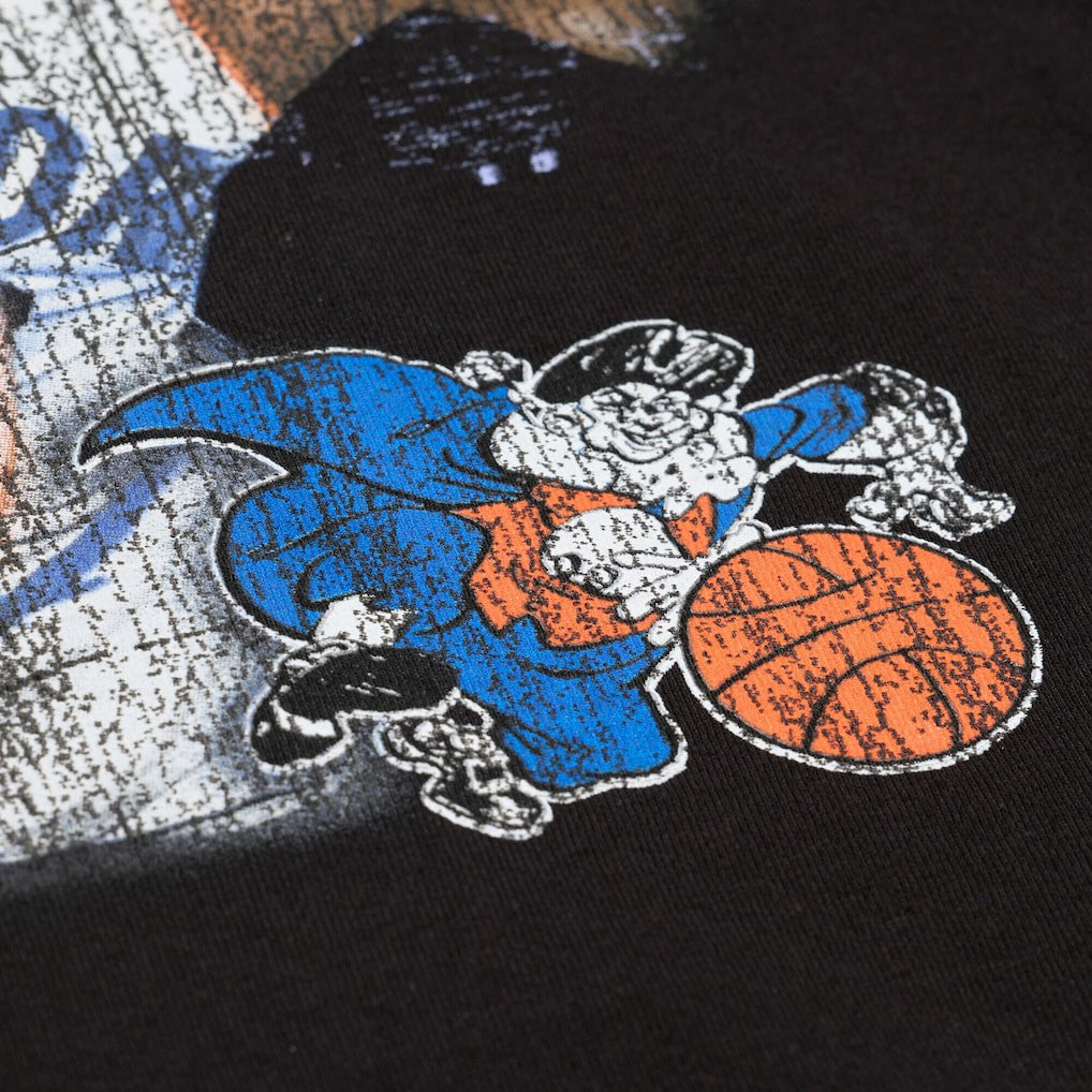 Nathaniel Clifton New York Knicks 75th Anniversary Pioneers Player T-Shirt Black - Mitchell & Ness