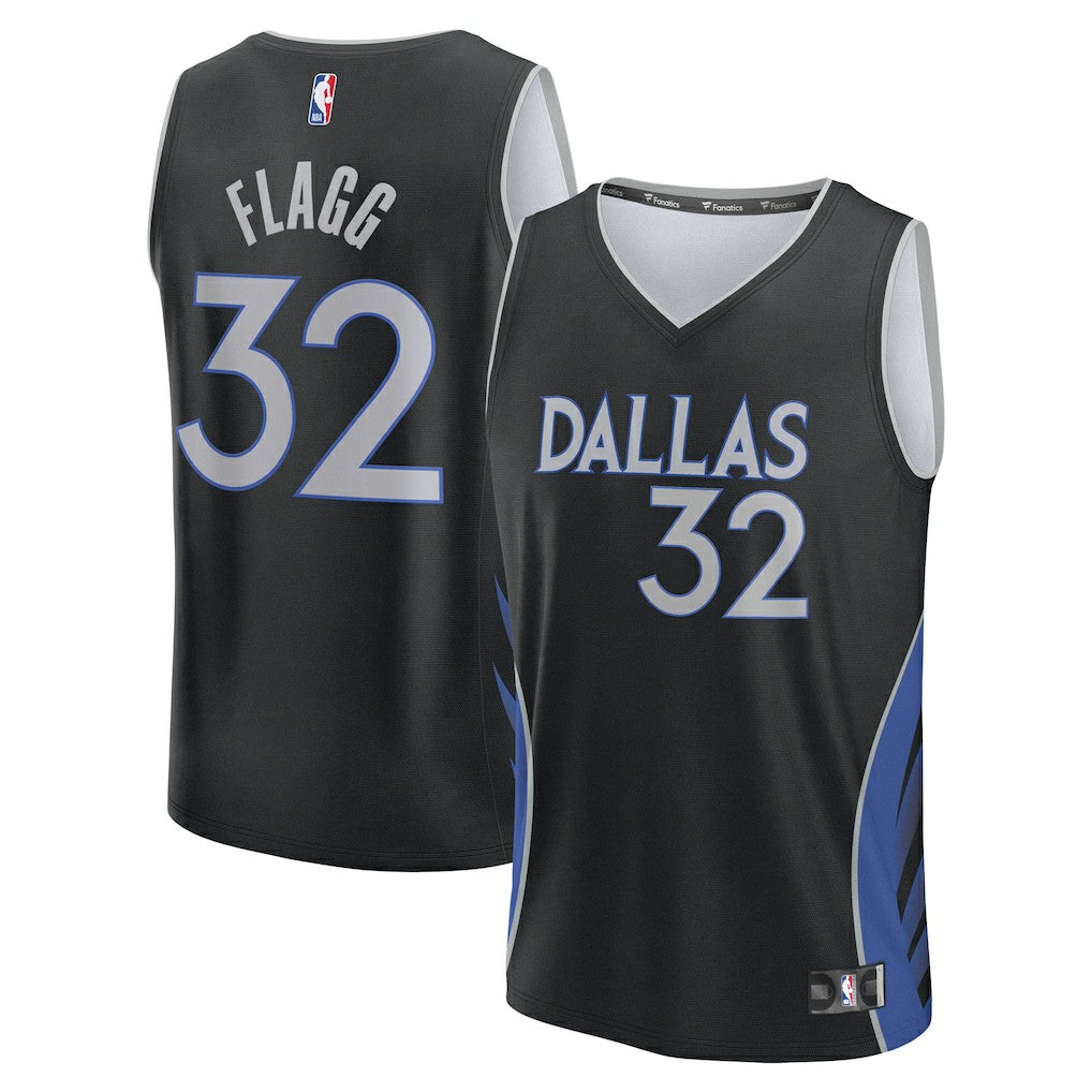 Cooper Flagg Dallas Mavericks 2025/26 City Edition Fast Break Jersey Black - Fanatics