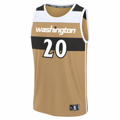 Alex Sarr Washington Wizards 2025/26 City Edition Fast Break Jersey Gold - Fanatics