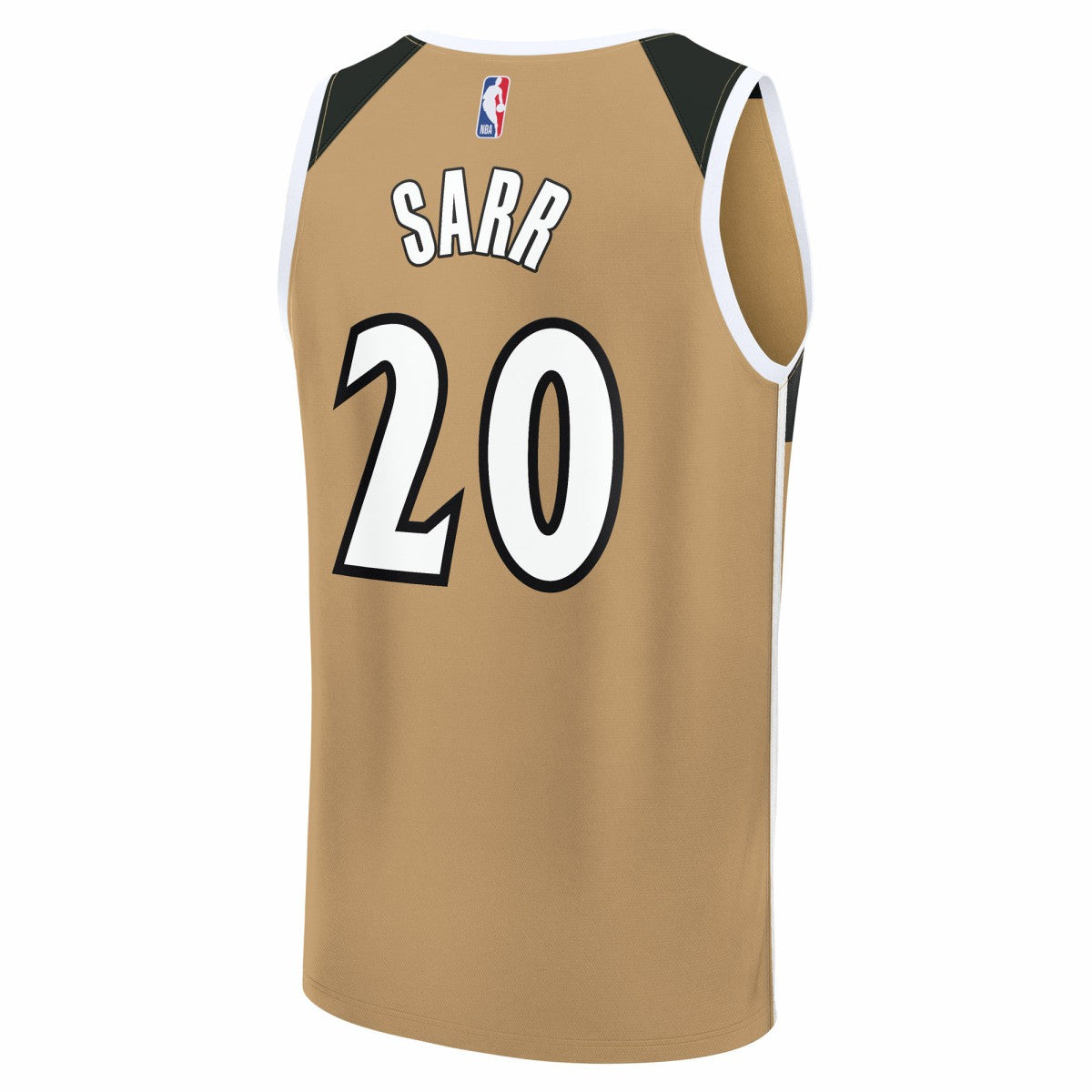Alex Sarr Washington Wizards 2025/26 City Edition Fast Break Jersey Gold - Fanatics