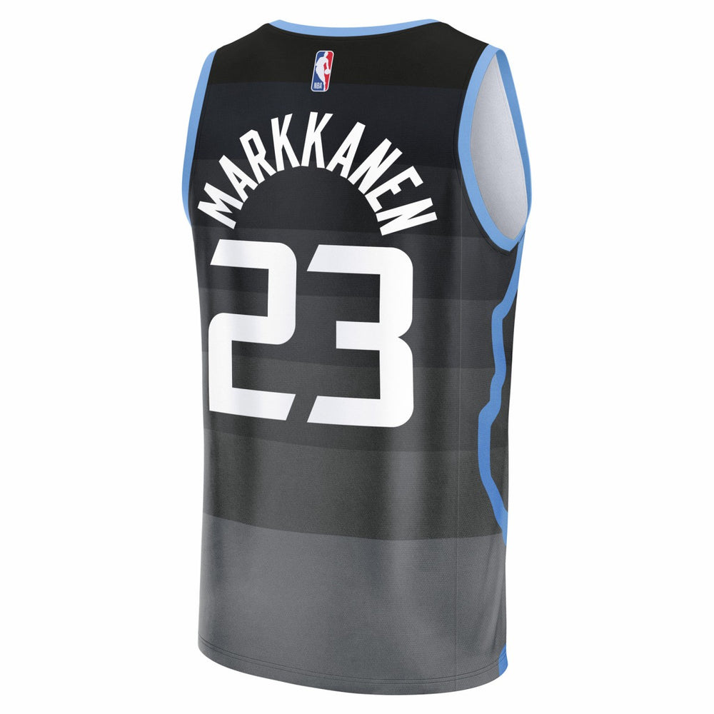 Lauri Markkanen Utah Jazz Youth 2025/26 City Edition Fastbreak Jersey Black - Fanatics outlet