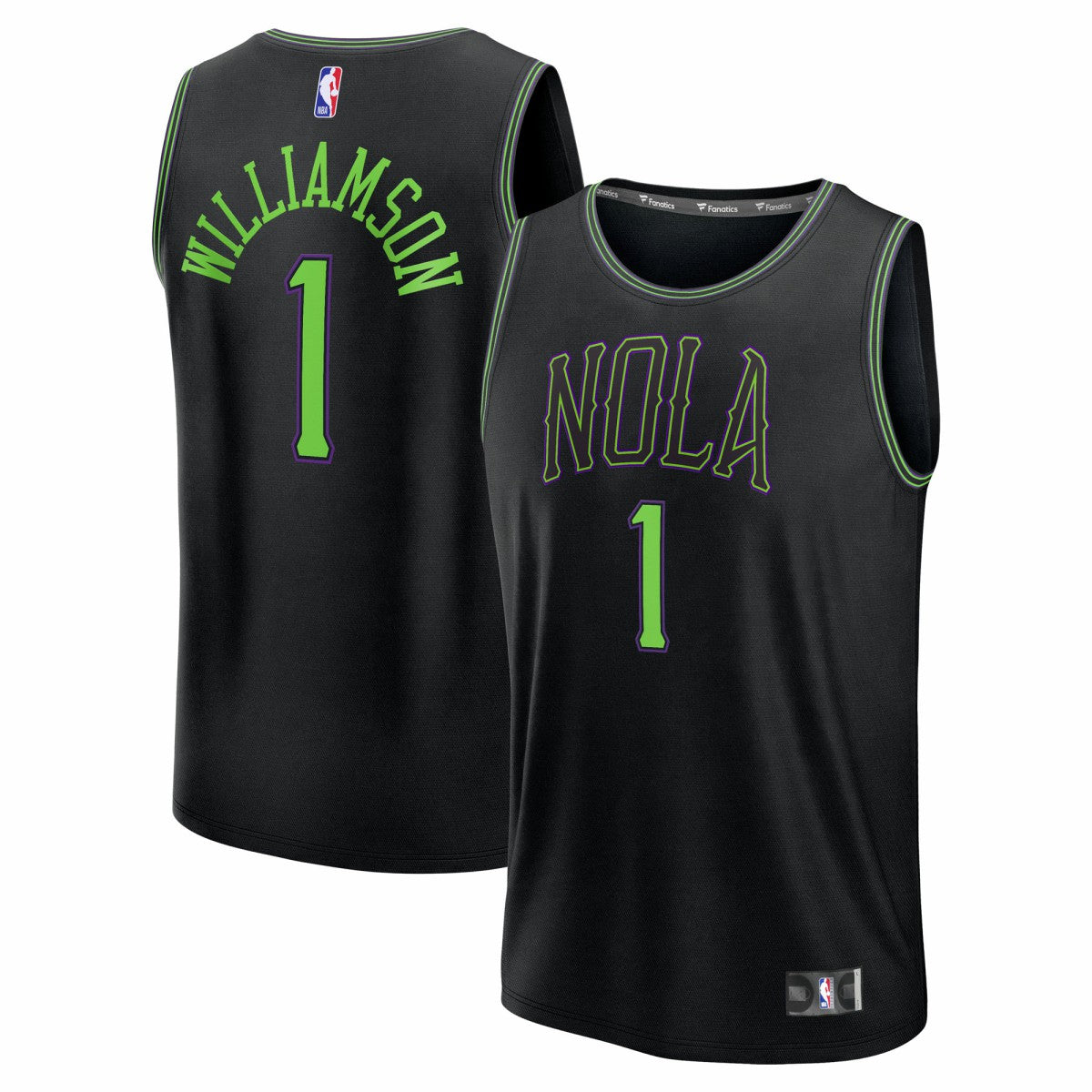 Zion Williamson New Orleans Pelicans Youth 2025/26 City Edition Fastbreak Jersey Black - Fanatics