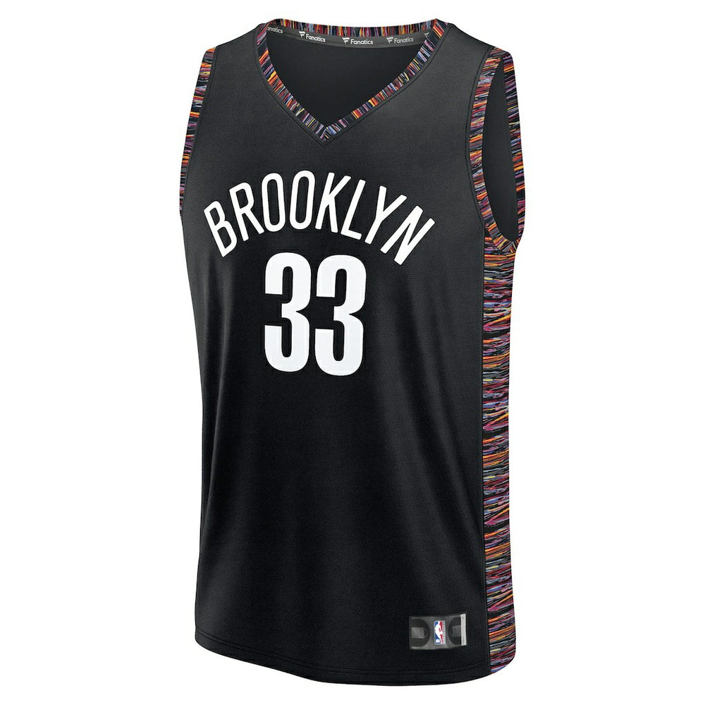 Nic Claxton Brooklyn Nets Youth 2025/26 City Edition Fastbreak Jersey Black - Fanatics