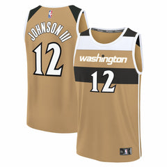 Tre Johnson III Washington Wizards Youth 2025/26 City Edition Fastbreak Jersey Gold - Fanatics
