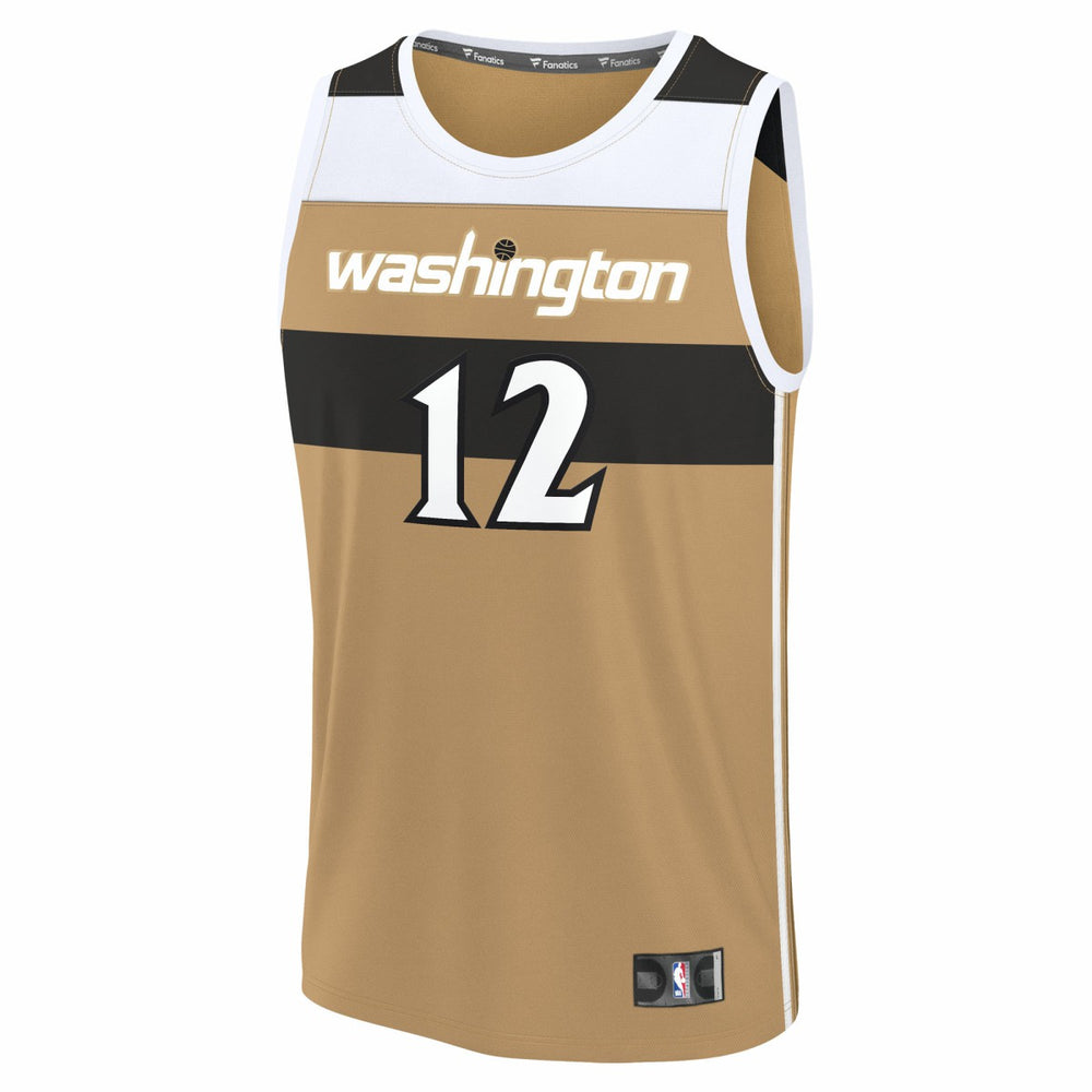 Tre Johnson III Washington Wizards Youth 2025/26 City Edition Fastbreak Jersey Gold - Fanatics