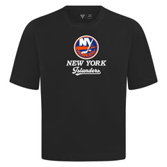 New York Islanders Levelwear Team Surge Luxe Signature Knit T-Shirt - Black | US 203613886