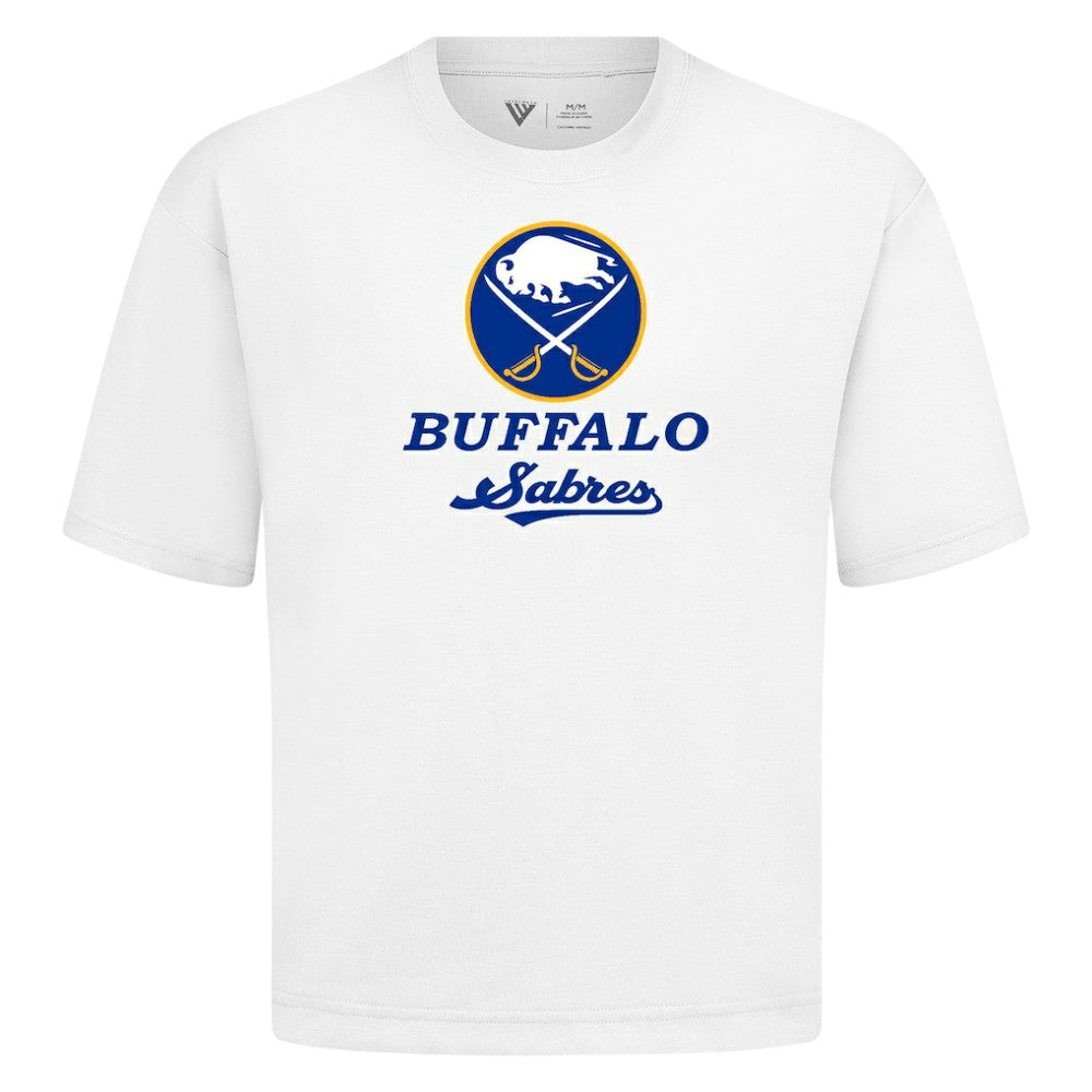 Buffalo Sabres Levelwear Team Surge Luxe Signature Knit T-Shirt - White | US 203613888
