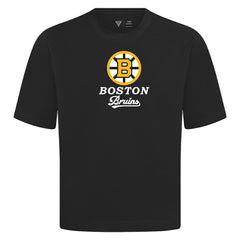 Boston Bruins Levelwear Team Surge Luxe Signature Knit T-Shirt - Black | US 203613895