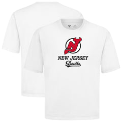 New Jersey Devils Levelwear Team Surge Luxe Signature Knit T-Shirt - White | US 203613900