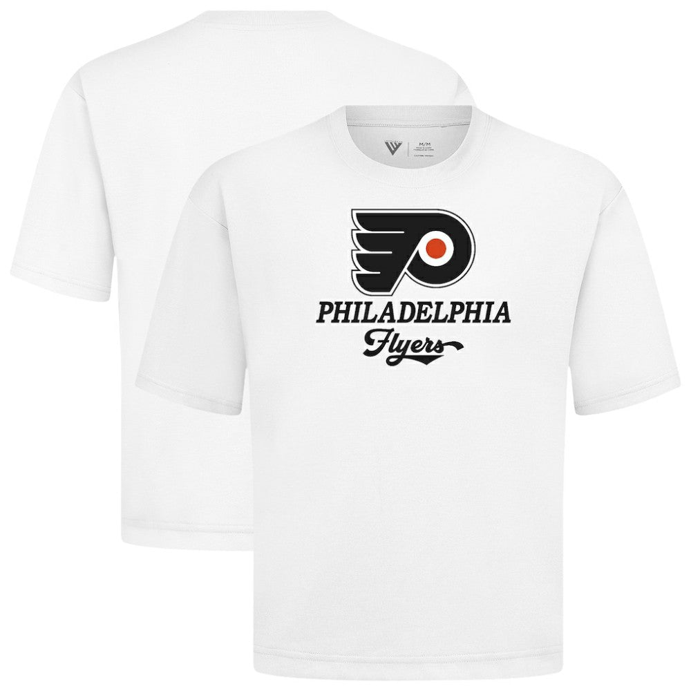 Philadelphia Flyers Levelwear Team Surge Luxe Signature Knit T-Shirt - White | US 203613903