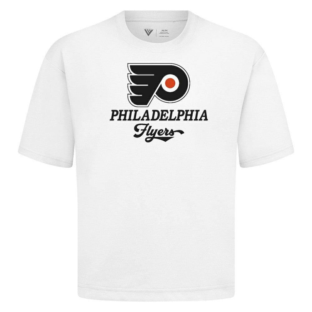 Philadelphia Flyers Levelwear Team Surge Luxe Signature Knit T-Shirt - White | US 203613903