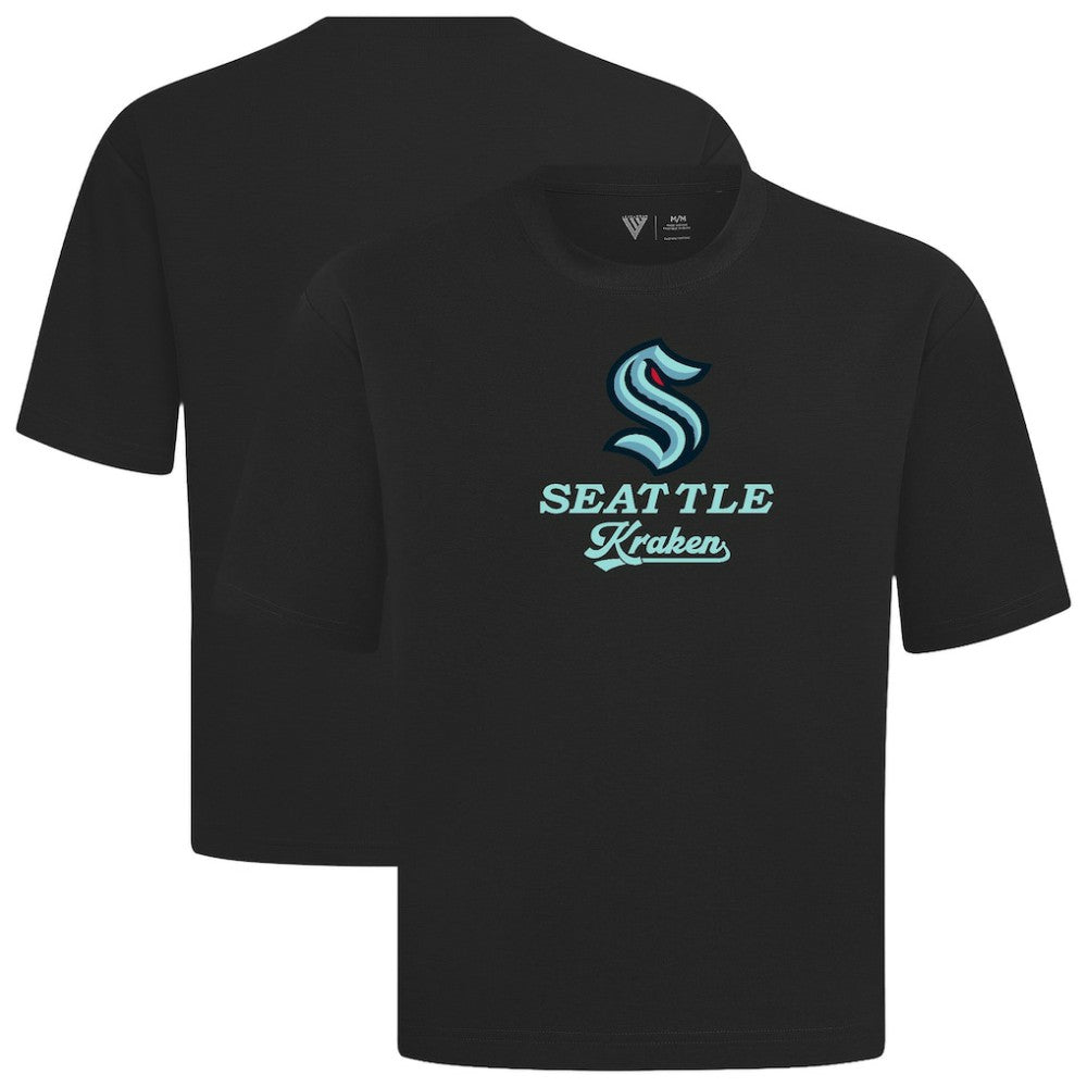 Seattle Kraken Levelwear Team Surge Luxe Signature Knit T-Shirt - Black | US 203613910