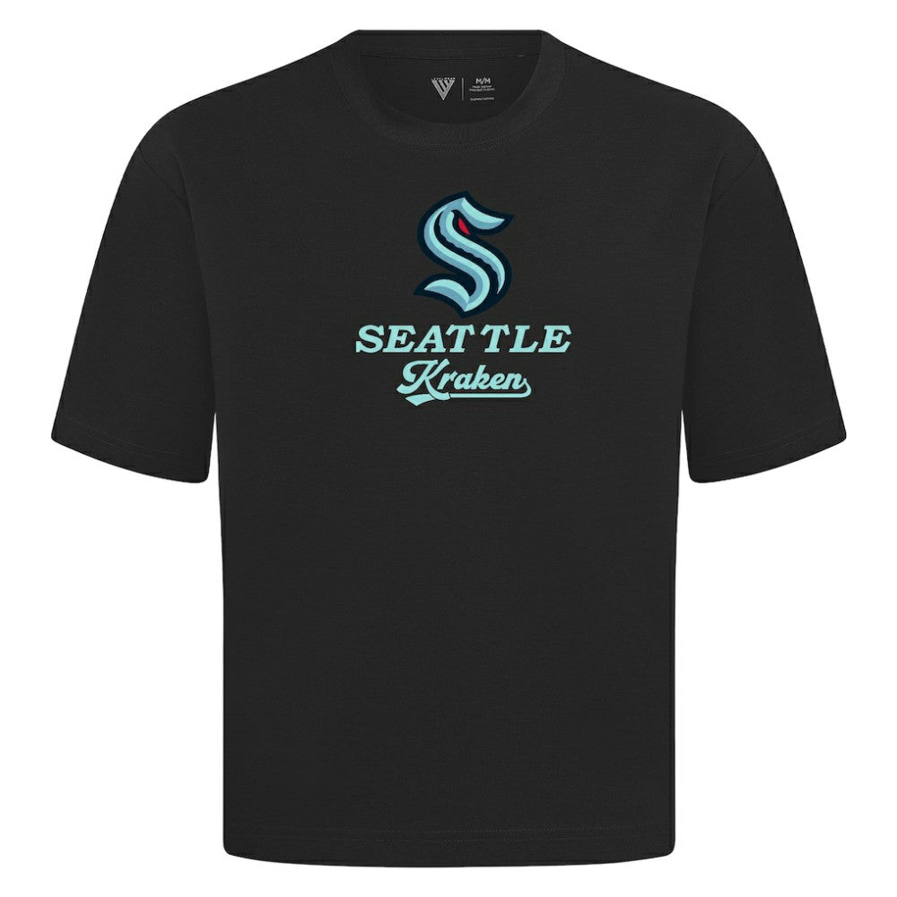 Seattle Kraken Levelwear Team Surge Luxe Signature Knit T-Shirt - Black | US 203613910