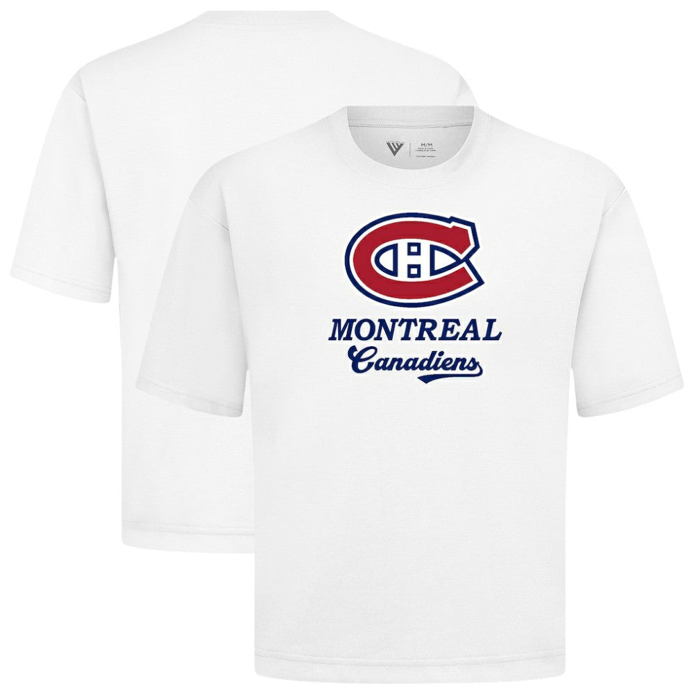 Montreal Canadiens Levelwear Team Surge Luxe Signature Knit T-Shirt - White | US 203613914