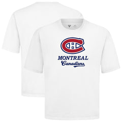 Montreal Canadiens Levelwear Team Surge Luxe Signature Knit T-Shirt - White | US 203613914