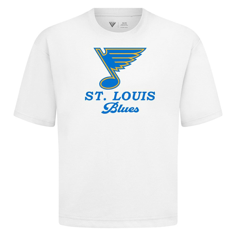 St. Louis Blues Levelwear Team Surge Luxe Signature Knit T-Shirt - White | US 203613926