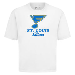 St. Louis Blues Levelwear Team Surge Luxe Signature Knit T-Shirt - White | US 203613926