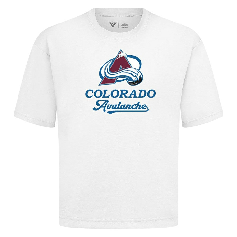 Colorado Avalanche Levelwear Team Surge Luxe Signature Knit T-Shirt - White | US 203613936