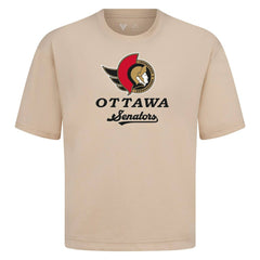 Ottawa Senators Levelwear Team Surge Luxe Signature Knit T-Shirt - Khaki | US 203613938