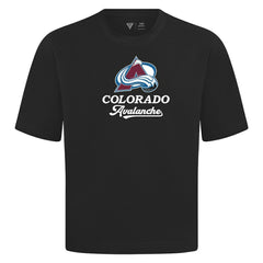 Colorado Avalanche Levelwear Team Surge Luxe Signature Knit T-Shirt - Black | US 203613940