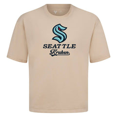 Seattle Kraken Levelwear Team Surge Luxe Signature Knit T-Shirt - Khaki | US 203613945
