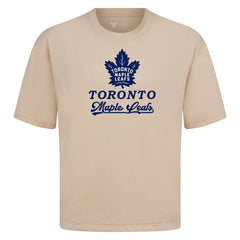 Toronto Maple Leafs Levelwear Team Surge Luxe Signature Knit T-Shirt - Khaki | US 203613952