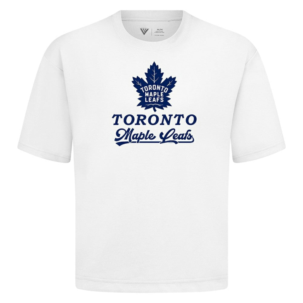 Toronto Maple Leafs Levelwear Team Surge Luxe Signature Knit T-Shirt - White | US 203613953