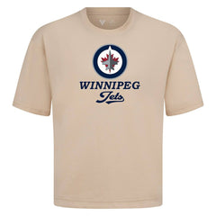 Winnipeg Jets Levelwear Team Surge Luxe Signature Knit T-Shirt - Khaki | US 203613955