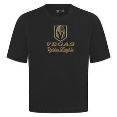 Vegas Golden Knights Levelwear Team Surge Luxe Signature Knit T-Shirt - Black | US 203613958