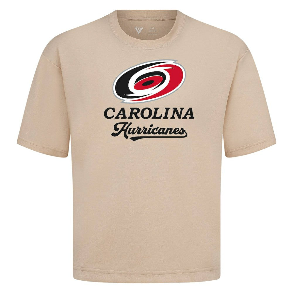 Carolina Hurricanes Levelwear Team Surge Luxe Signature Knit T-Shirt - Khaki | US 203613961