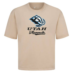Utah Mammoth Levelwear Team Surge Luxe Signature Knit T-Shirt - Khaki | US 203613965