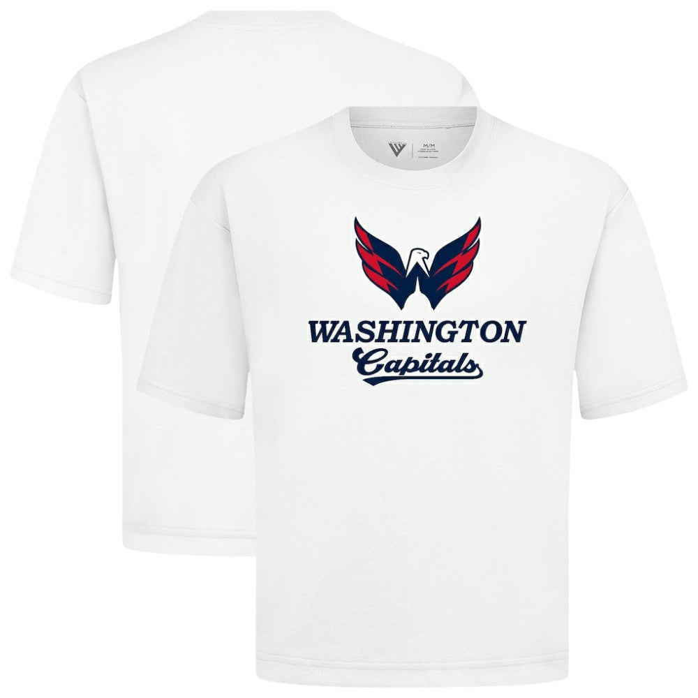 Washington Capitals Levelwear Team Surge Luxe Signature Knit T-Shirt - White | US 203613970