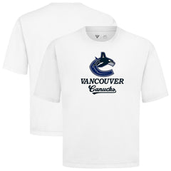 Vancouver Canucks Levelwear Team Surge Luxe Signature Knit T-Shirt - White | US 203613973