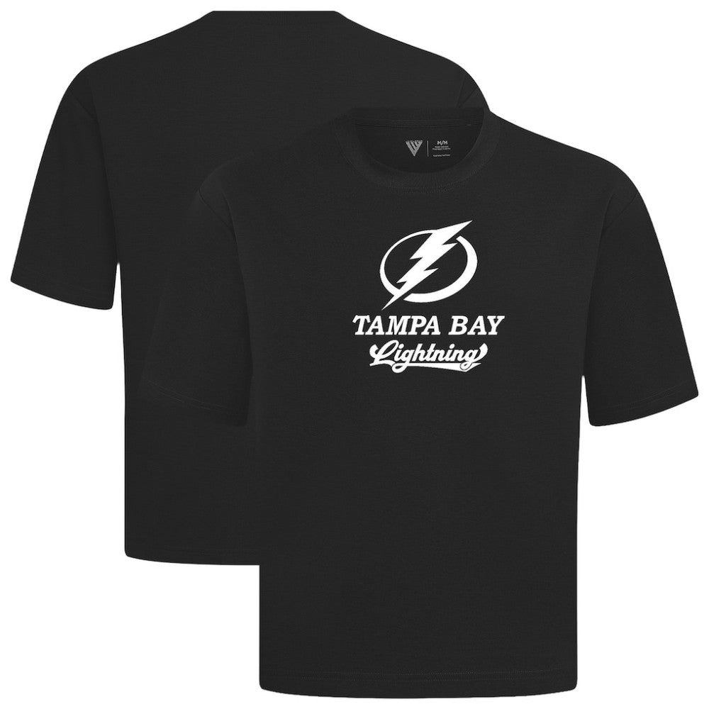 Tampa Bay Lightning Levelwear Team Surge Luxe Signature Knit T-Shirt - Black | US 203613974