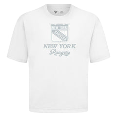 New York Rangers Levelwear Shadow Surge Luxe Signature Knit T-Shirt - White | US 203613978