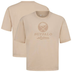 Buffalo Sabres Levelwear Shadow Surge Luxe Signature Knit T-Shirt - Khaki | US 203613988