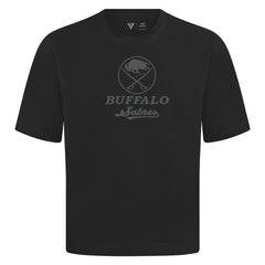 Buffalo Sabres Levelwear Shadow Surge Luxe Signature Knit T-Shirt - Black | US 203613990