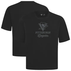 Pittsburgh Penguins Levelwear Shadow Surge Luxe Signature Knit T-Shirt - Black | US 203613994