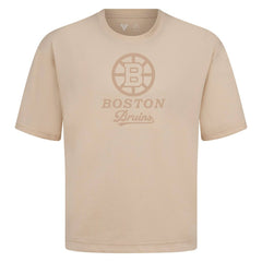 Boston Bruins Levelwear Shadow Surge Luxe Signature Knit T-Shirt - Khaki | US 203613996